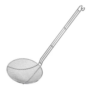 Schuimspaan rond draadgreep inox 14cm Dagaanbieding