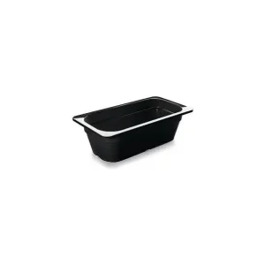 Hete Deal Melamine schaal GN 1/3 100mm zwart