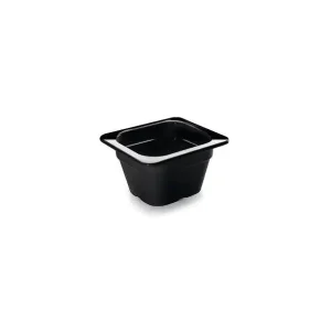 Laatste Kans Melamine schaal GN 1/6 100mm zwart