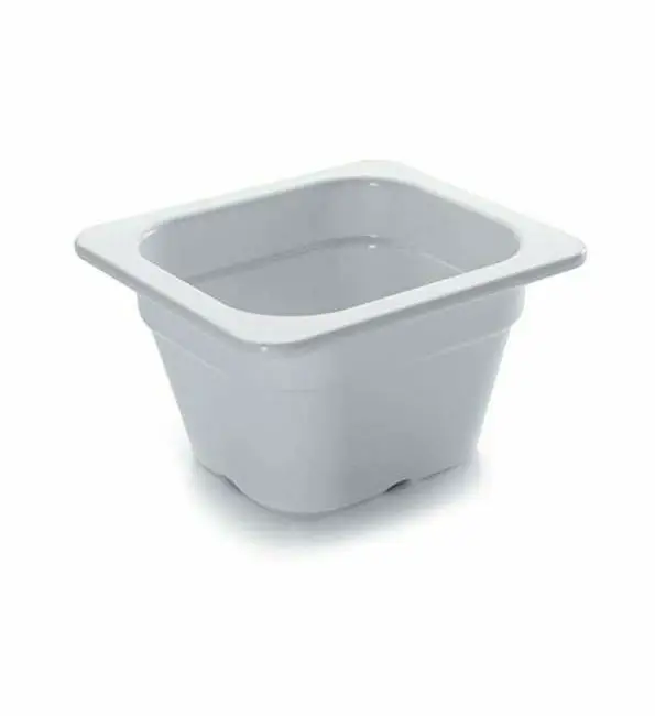 Fabrieksprijs Melamine schaal GN 1/6 100mm wit