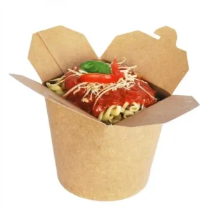 Belix Takeaway Noodle Box 760ml 9,5x9,5x9,5cm | 25 stuks Exclusieve Aanbieding