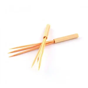 Sier Prikker bamboe triple 90mm | 150 stuks Speciale Aanbieding