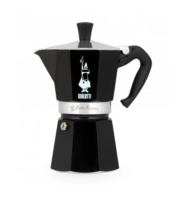 Bialetti Mokka Expres 6-Tas zwart Uitverkoop