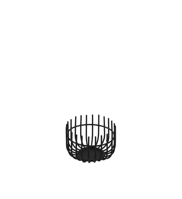 Point-Virgule Theelichthouder wire zwart Ø7x4,6cm Betrouwbaar