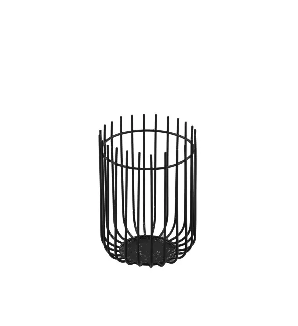 Point-Virgule Theelichthouder wire zwart Ø8,2x11,6cm Beperkt Aanbod