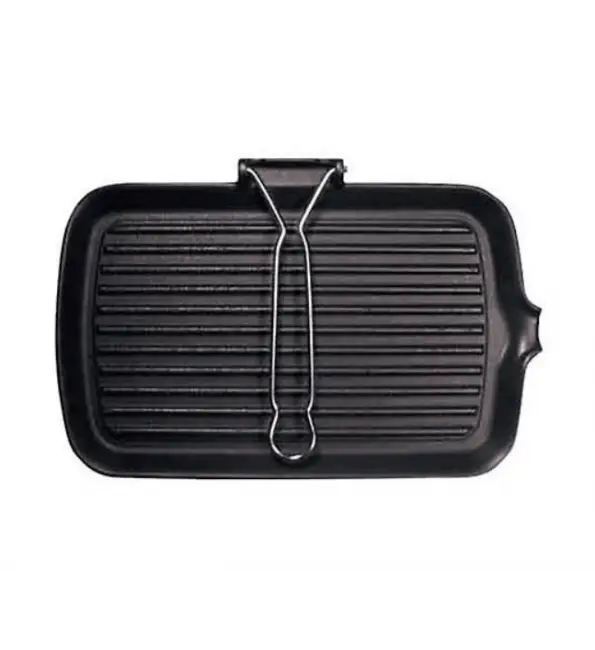 Risoli Grillpan chrome handvat 23x36cm Direct Verzonden