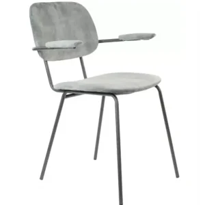 Stoel Emma velvet grijs Bestel Nu