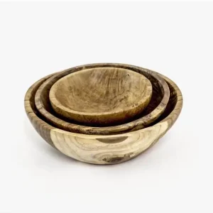 Superprijs Wood & Food bowl rond Ø10cm