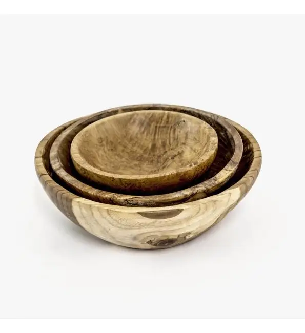 Superprijs Wood & Food bowl rond Ø10cm