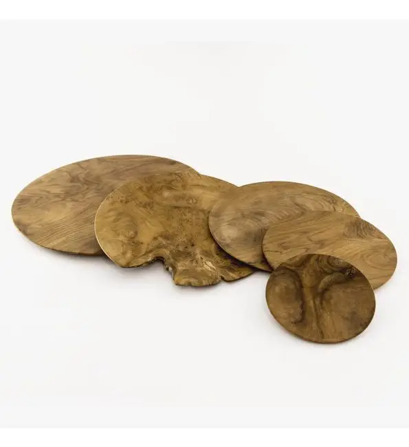 Superprijs Wood & Food bord Ø20cm
