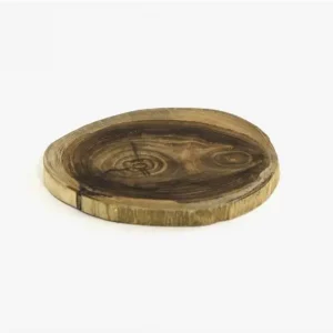 Actieprijs Wood & Food naturel coaster Ø12cm