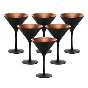 Stölzle Elements Cocktailglas zwart/brons 240ml | 6 stuks Superprijs
