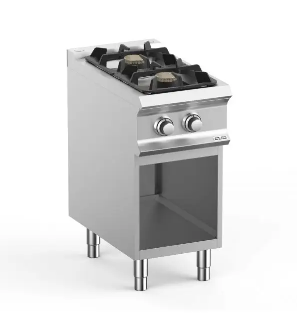MBM Domina Pro Gasfornuis 2-bek met open onderstel Merkproduct