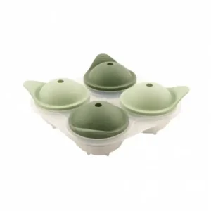 Favoriet Point-Virgule Ijsballenvorm silicone groen voor 4 bollen
