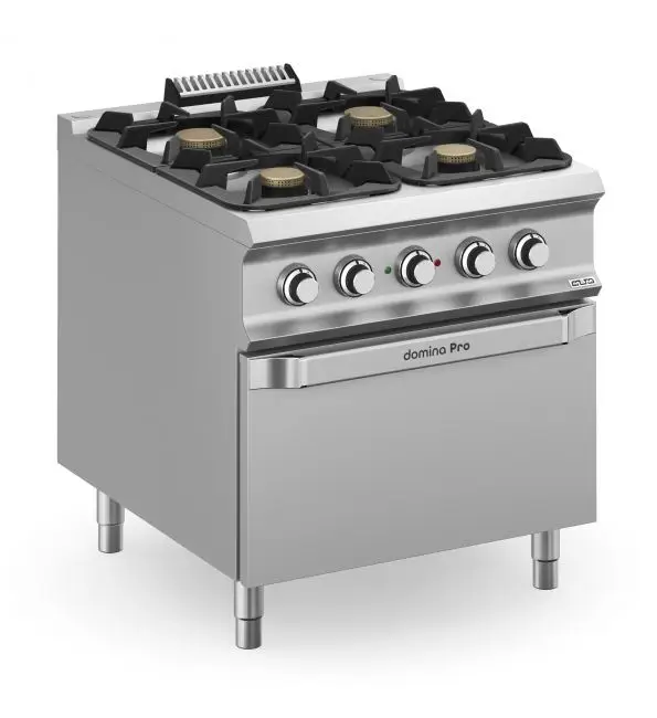 Gereduceerde Prijs MBM Domina Pro Fornuis 4-bek met elektrische oven