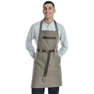 Korting Cheffix Halsschort Hunter taupe 70x90cm
