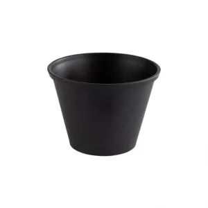 Beperkte Voorraad APS Dipschaal RVS zwart Ø6xH4,5cm | 6 stuks