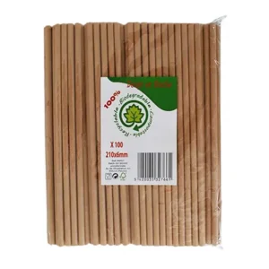 Rechtstreeks Van De Fabrikant Belix Rietjes kraft 210x6mm | 100 stuks