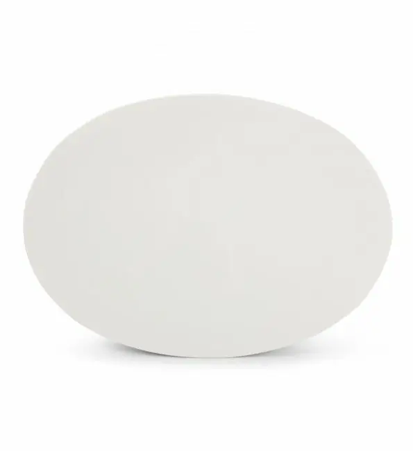 Nu Kopen BonBistro Cirro Plat bord wit 36x25,5cm