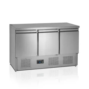 Finale Uitverkoop Tefcold Saladette SA1365 S/S | 368L | 1365x700x877mm