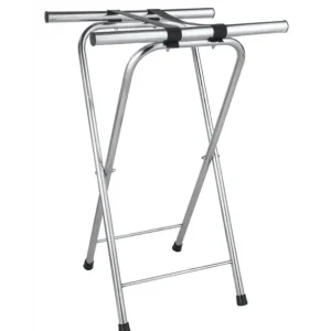 Hendi Dienbladstandaard uitvouwbaar RVS 520x410xH800mm Dagaanbieding