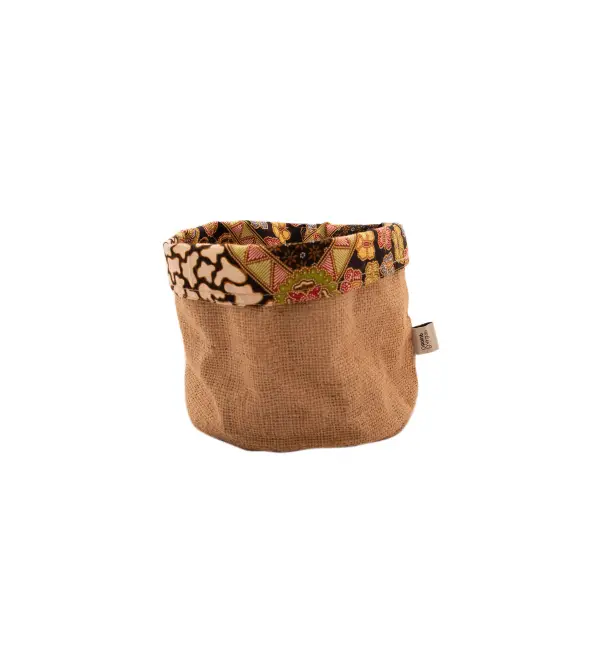 Korting Point-Virgule Broodmand jute/katoen 16x16cm