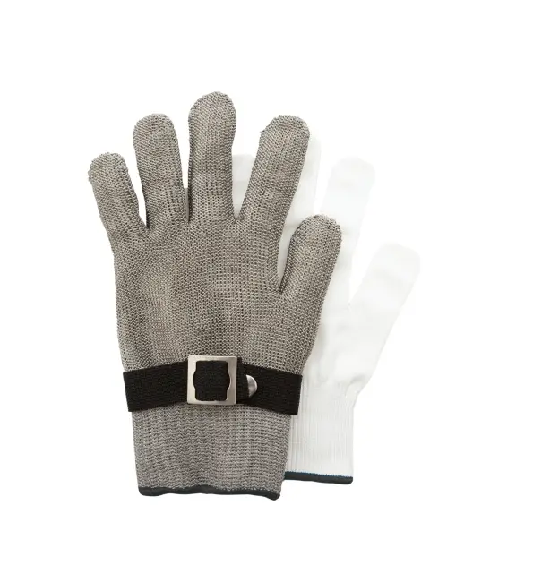 Weekendaanbieding Point-Virgule Oesterhandschoen RVS 2-delig - maat M