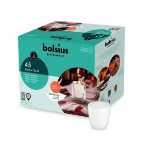 Bolsius StylEco Refill kaarsen | 45 stuks Aanbieding