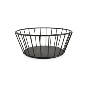 Direct Beschikbaar Draadmand Cesta zwart 17x7cm