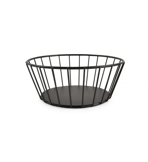 Direct Beschikbaar Draadmand Cesta zwart 17x7cm