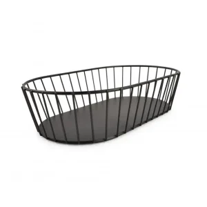 Draadmand Cesta zwart 29x16x7cm Laatste Kans