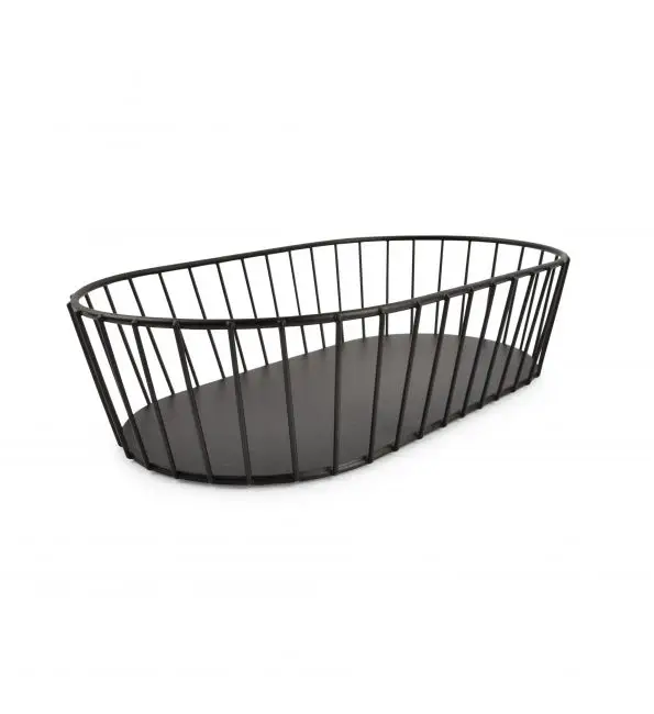 Draadmand Cesta zwart 29x16x7cm Laatste Kans