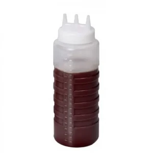 Knijpfles dispenser met 3 openingen 1000ml Tijdelijk Beschikbaar