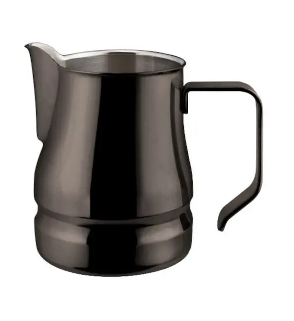 Melkkan cappuccino latte art zwart 500ml Voordeelprijs