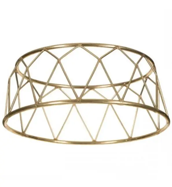 Buffetstaander antislip goud 15xH10cm Finale Uitverkoop