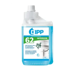 Dipp N°62 Reiniger vloeren en oppervlakken extra geurend eucalyptus 1L Gecertificeerd