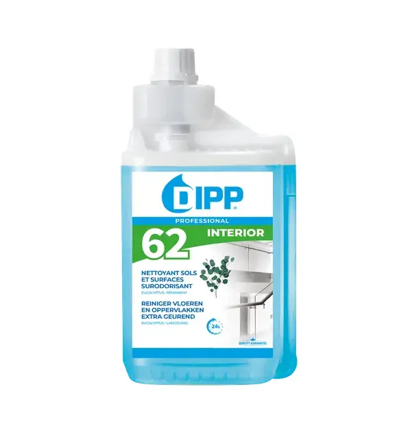 Dipp N°62 Reiniger vloeren en oppervlakken extra geurend eucalyptus 1L Gecertificeerd