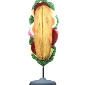 Voordeelprijs Sandwich/ broodje 3D op staander polyester