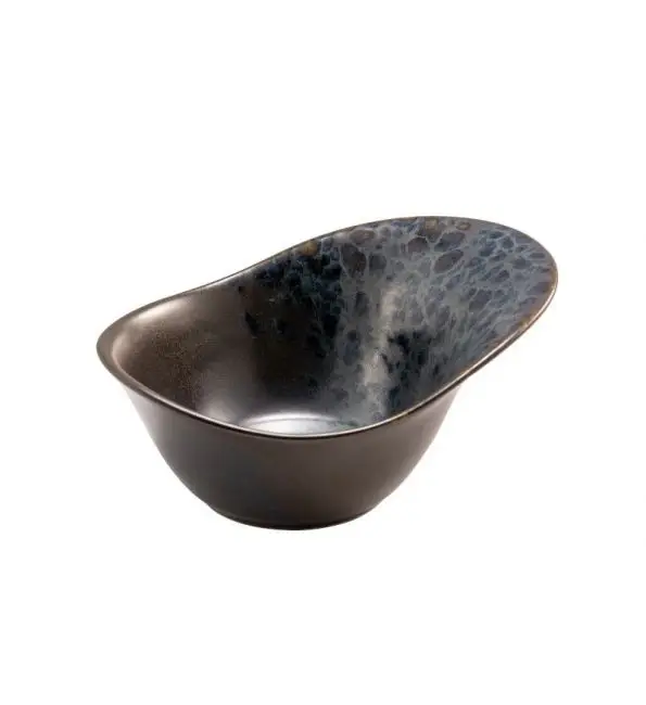 Gratis Retour Le Coq Phobos Bowl ovaal zwart/blauw 18,5x13,5x8cm