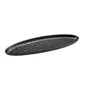 Koopje Le Coq Phobos Schaal ovaal zwart/blauw 31x10x2cm