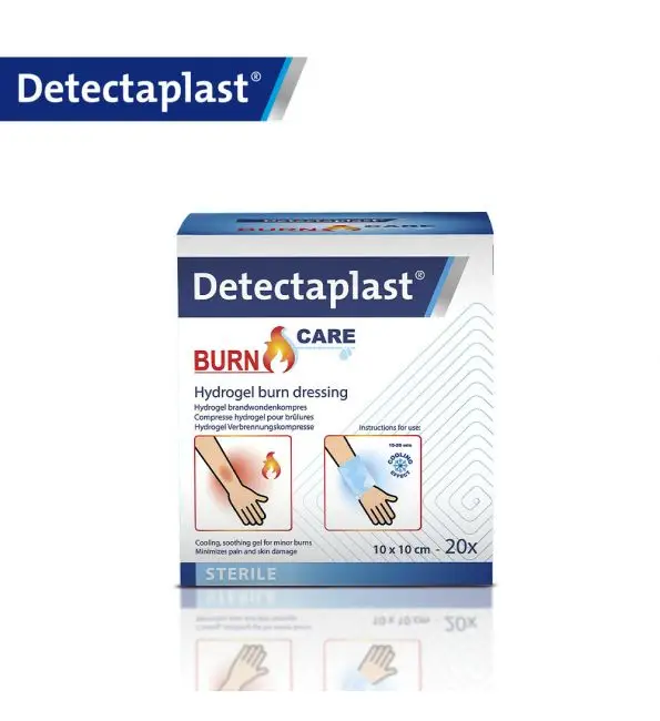 Laatste Versie Detectaplast Brandwondenkompressen 10x10cm | 20 stuks
