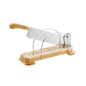 Broodmes op houten sokkel 35cm Nieuw