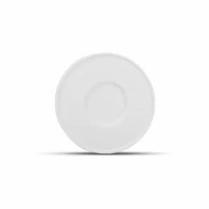 Hete Deal Chic Verso Mokka-ondertas stapelbaar wit Ø12,5cm