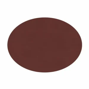 Ziczac Placemat Togo ovaal rood 45x33cm Uitverkoop
