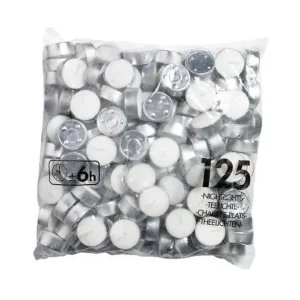 Bestel Nu Bolsius Theelicht 6u blanco zak | 125 stuks