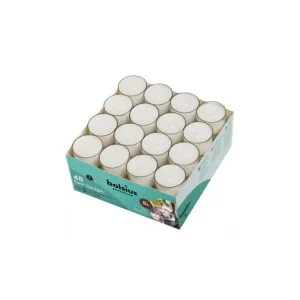 Flitsaanbieding Bolsius Clear Cups 8u transparant | 48 stuks