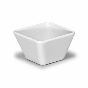 Finale Uitverkoop Schaaltje Quadro melamine wit 7cm