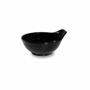 Potje Fingerfood melamine zwart Ø12,5cm Bestseller