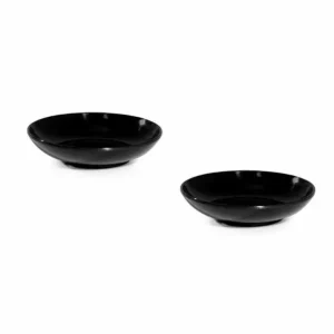 Must-Have Schaaltje melamine rond zwart 9cm
