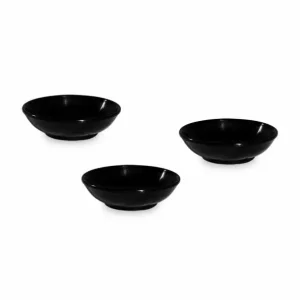 Schaaltje melamine rond zwart 7cm Direct Verzonden